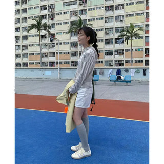 Simple cotton shorts