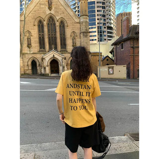 Lettering Short-Sleeved T-Shirt