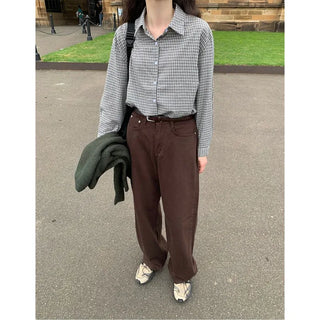 Rose check shirt