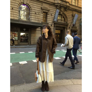 Two-tone cotton jacket