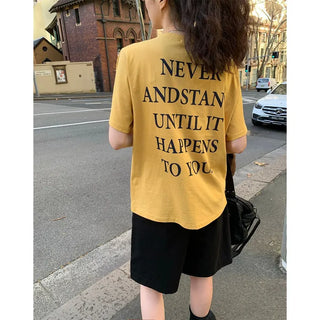 Lettering Short-Sleeved T-Shirt