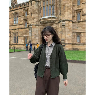 Wool cardigan