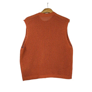 Mesh knit vest