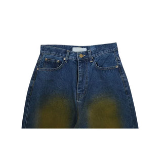 Vintage Wash Denim Pants