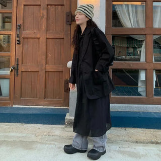 Layered color long dress