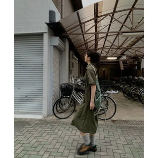 Ribbon print backpack