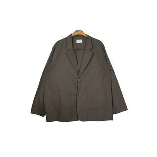 Oversized linen jacket