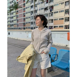 Simple cotton shorts