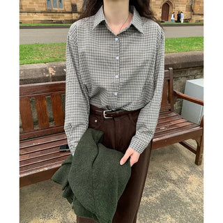 Rose check shirt
