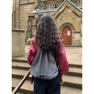 Striped backpack