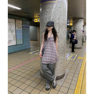 Denim newsboy cap