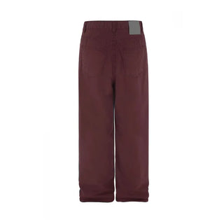 Wide-leg pleated pants