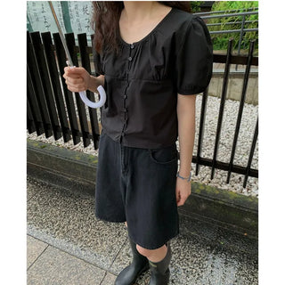 Vintage Wash Half Pants