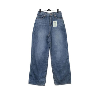 Summer wide denim pants