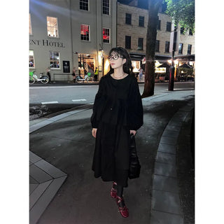 Asymmetrical long skirt