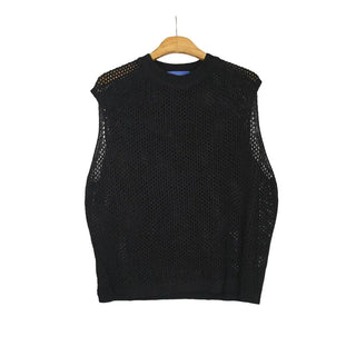 Mesh knit vest