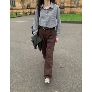 Rose check shirt
