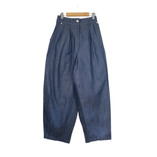 Banding Summer Balloon Denim Pants