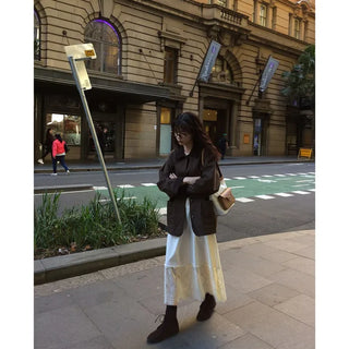 Two-tone cotton jacket