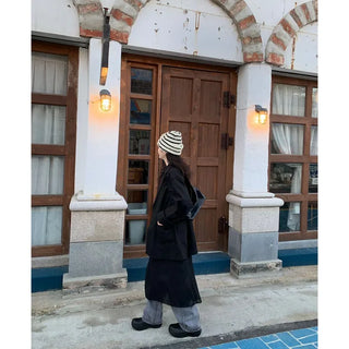 Oversized linen jacket