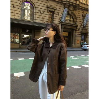 Two-tone cotton jacket