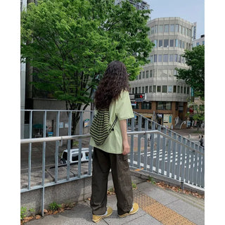 String cargo pants