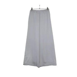 A-line satin long skirt