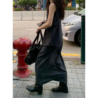 Sleeveless shirt blouse