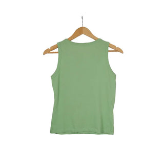 Round neck sleeveless