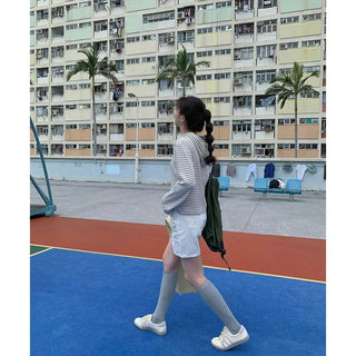 Simple cotton shorts