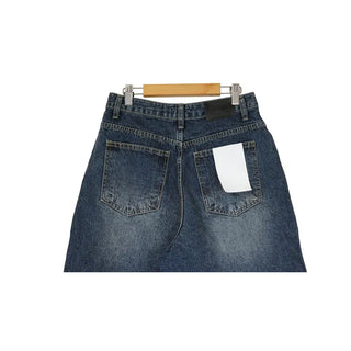 5/8 length denim pants