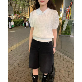 Bermuda shorts denim pants