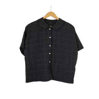 Linen check shirt