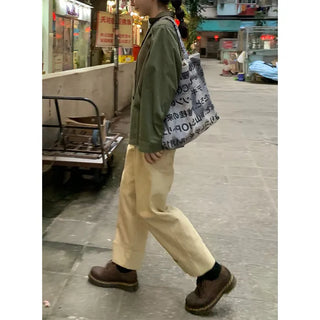Lettering Shoulder Eco Bag