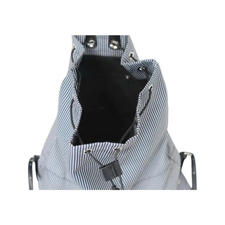 Striped backpack