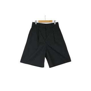 Pleated shorts