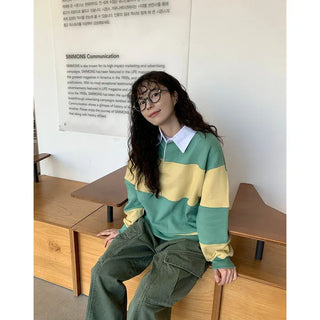Metal point thick frame glasses