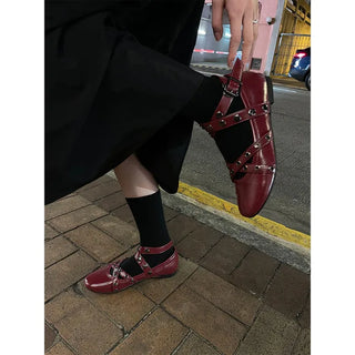 Strap loafers