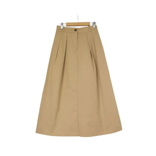 Basic long flared skirt