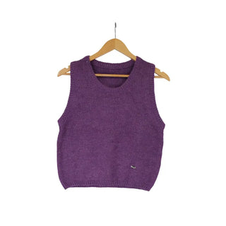 Wool knit vest