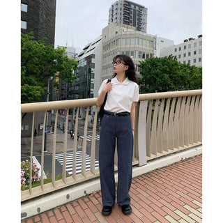 Synthetic leather platform loafers