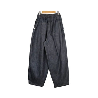 Banding Summer Balloon Denim Pants
