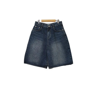 5/8 length denim pants