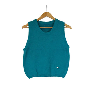 Wool knit vest