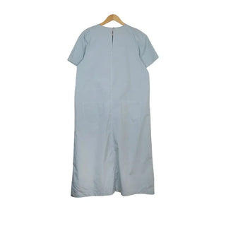 Back pocket stitch long dress