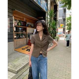 Summer wide denim pants