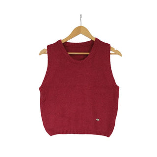 Wool knit vest