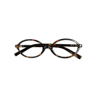 Glasses with thick frames and no lenses
