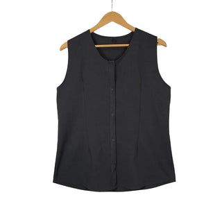 Sleeveless shirt blouse