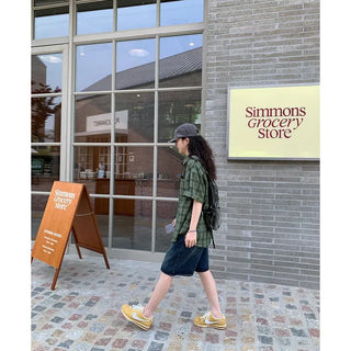 5/8 length denim pants
